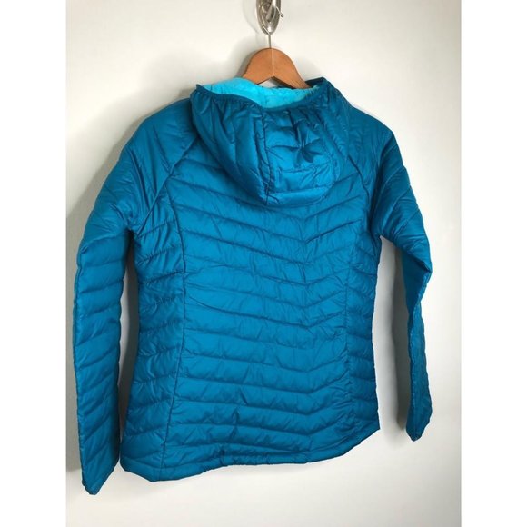 Columbia Trail hooded thermal coil jacket TEAL - M - Picture 4 of 4
